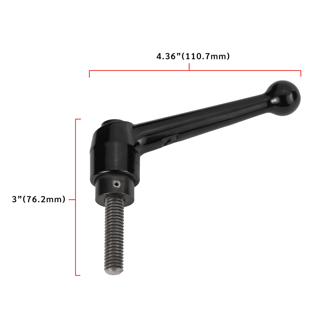 54020 - HANDLE, RATCHET, 3/8-16 @ 1.42 BAZK