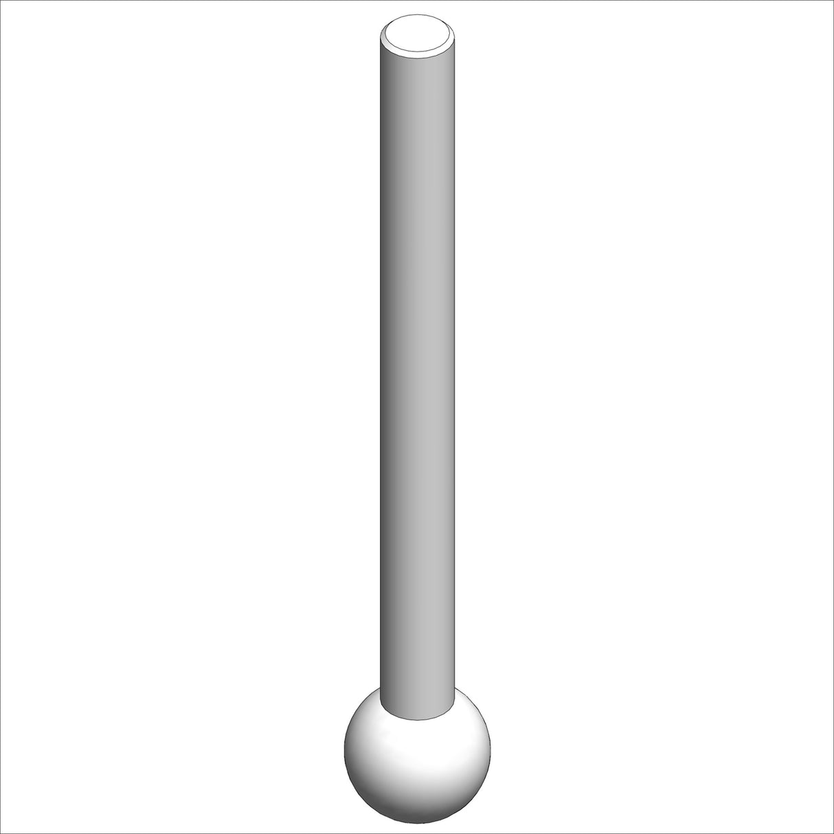 209495-3 - FOAM CORE HOLDER PIN, CHROME