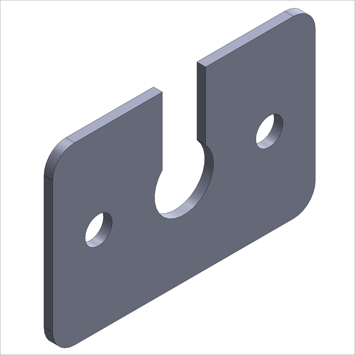 209495-2 - FOAM CORE HLDER PLTE, 3X2 CHRO
