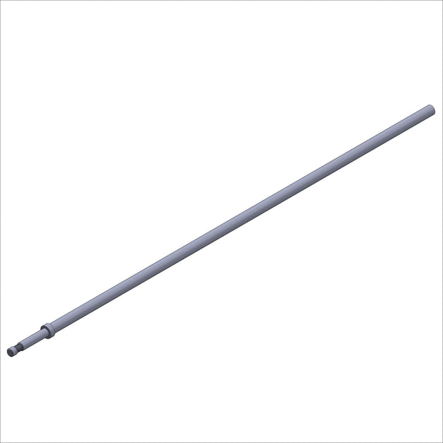 387032-3 .75 X .06 X 36.97 ST TUBE W/BPIN on a white background, showcasing its straight design.
