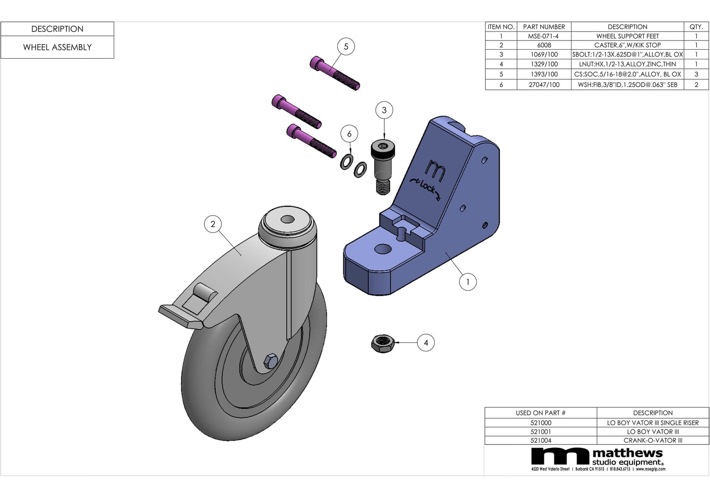 Exploded view of Matthews wheel assembly, displaying parts and layout for effective setup and maintenance.