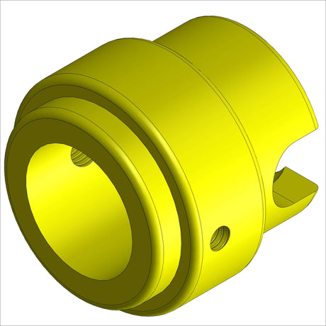 4041 MAGIC FINGER SWIVEL HOUSING in yellow, showcasing its unique swivel design and functional features.