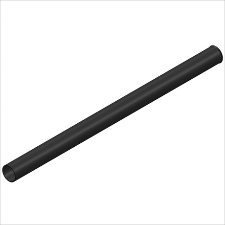12034-18 TB, ST, 1.5D, @ 23.375 - black cylindrical product tube for various applications.