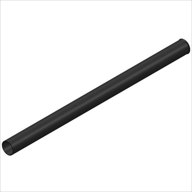 12034-18 TB, ST, 1.5D, @ 23.375 - black cylindrical product tube for various applications.