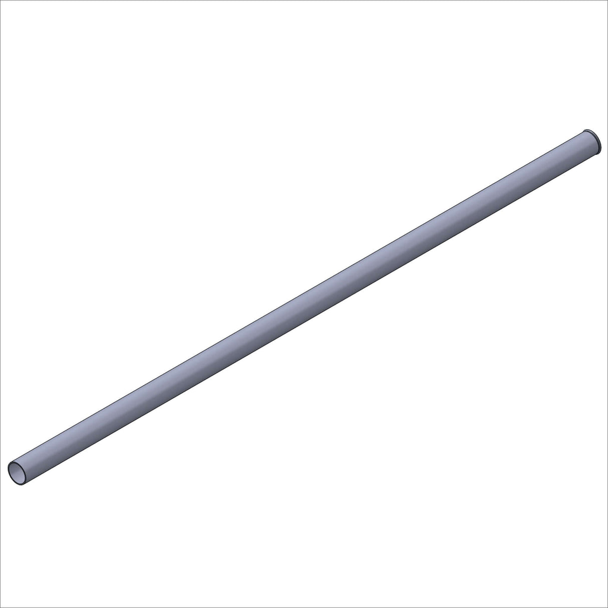 13003 TB, ST, 1.25D, © 39.5", FLAIR - gray pipe for various applications.