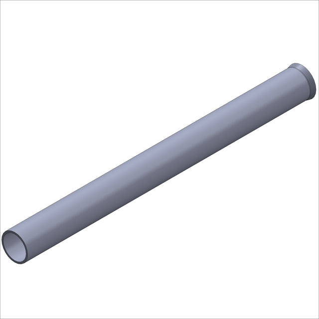 14018 MINI PREM MI BABY ST. TUBE, ST 1.0 DIA. @11.0" - lightweight gray pipe for various uses.
