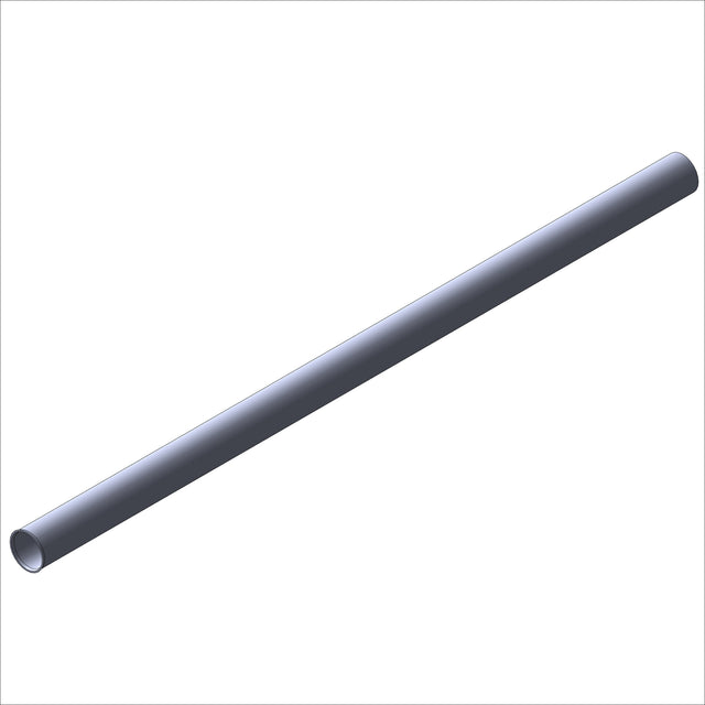 21000 TB, AL, 1.75D, @ 36.0"' FLAIR - gray pipe with smooth finish.