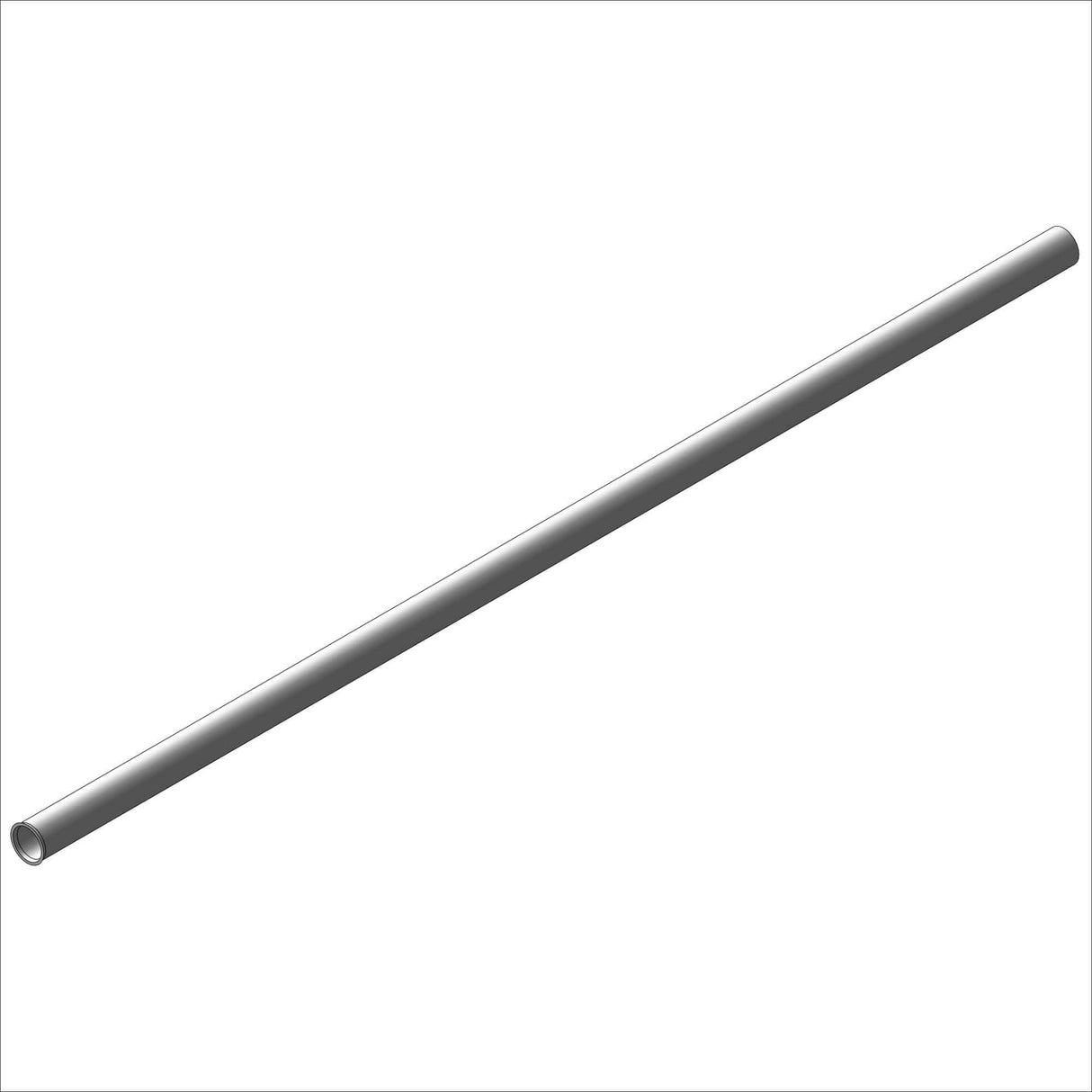PN 24001 - BEEFY BABY RISER TUBE, AL 1.0 DIA., @34.0"