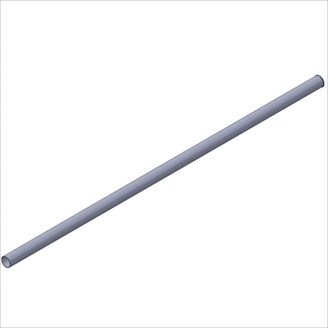 369574-5 TB, AL, 1.25, @43.0" FLAIR - long gray pipe used in various applications.