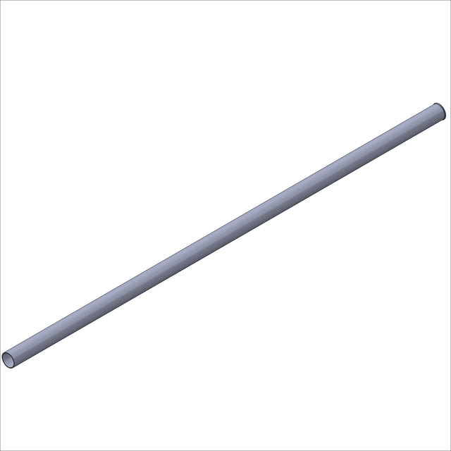 369574-5 TB, AL, 1.25, @43.0" FLAIR - long gray pipe used in various applications.