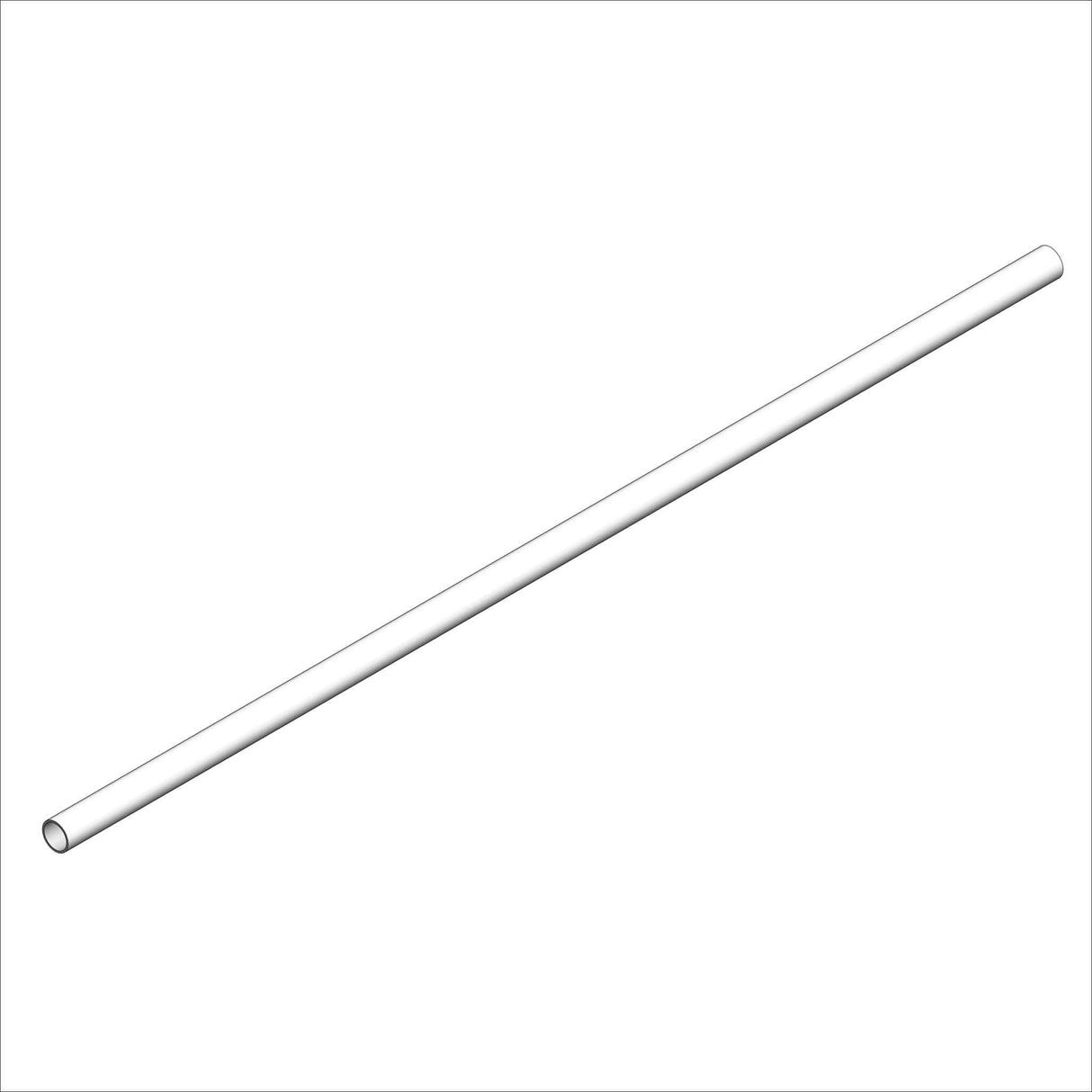 387032-8 1.0 X .06 X 38.31 ST. TUBE image showcasing its straight cylindrical structure.
