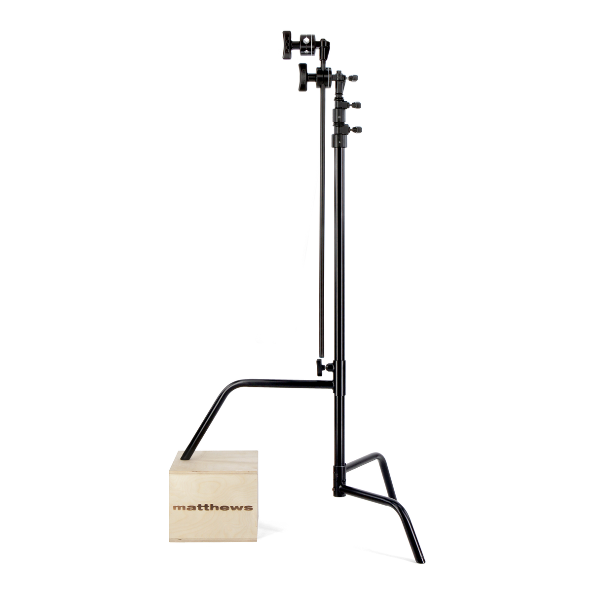 40" C-Stand w/Sliding Leg, Includes Grip Head & Arm Black