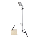 40" C-Stand w/Sliding Leg, Includes Grip Head & Arm Black