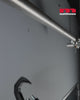 Lightweight telescoping hanger extending and mounting to pipe