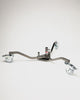 Runway Base smokey chrome overview video - junior receiver, locking casters, folding legs