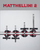 Matthellini² Black Hyper-Chrome clamps demonstrated on speed rail, showing jaw sizes and baby pin set screw