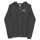 MSE Grip Head Zip Hoodie in dark grey featuring bold grip head design, ideal for film professionals.