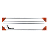 Hollywood Overhead / Butterfly Frames 1" Square Tubing 6' - 12'