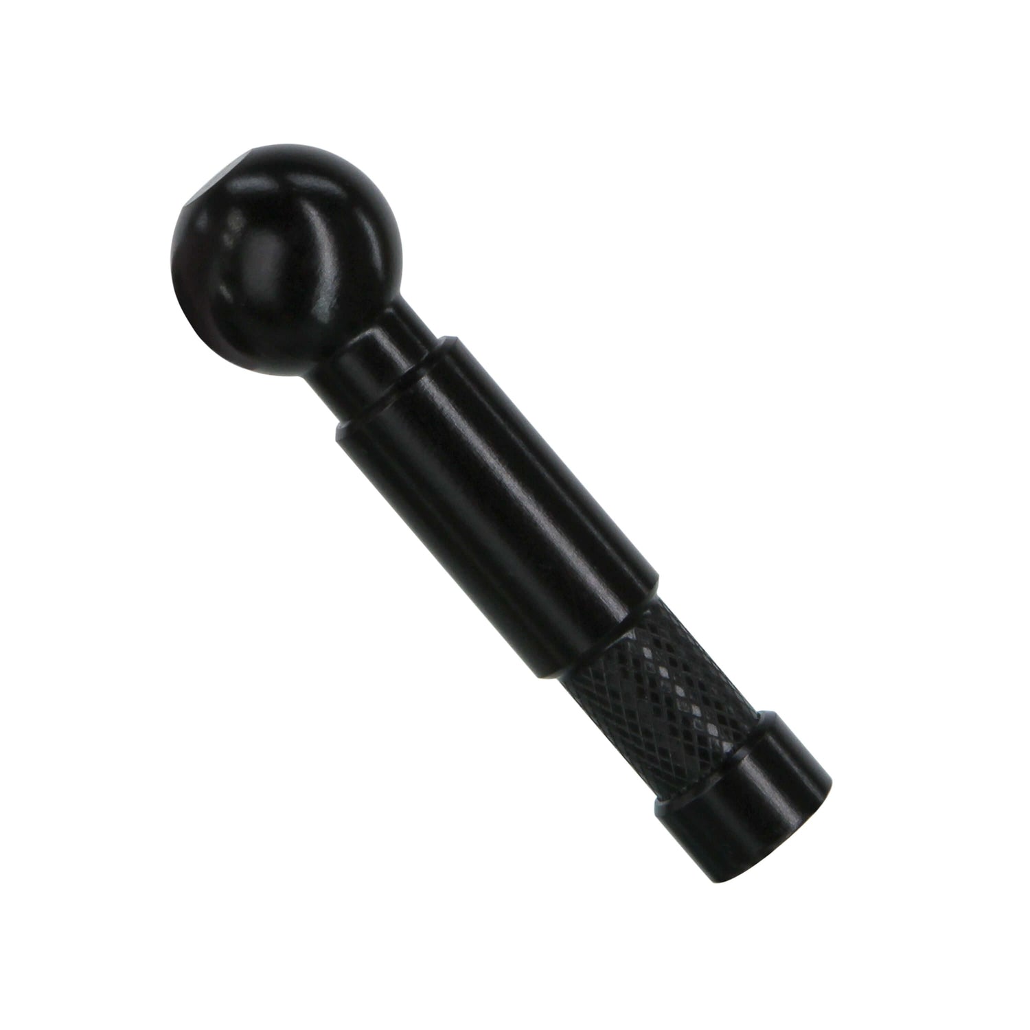 5/8" Baby Pin Adapter Male Tip for Infinity Arm, black, designed for versatile rigging setups and easy mounting.