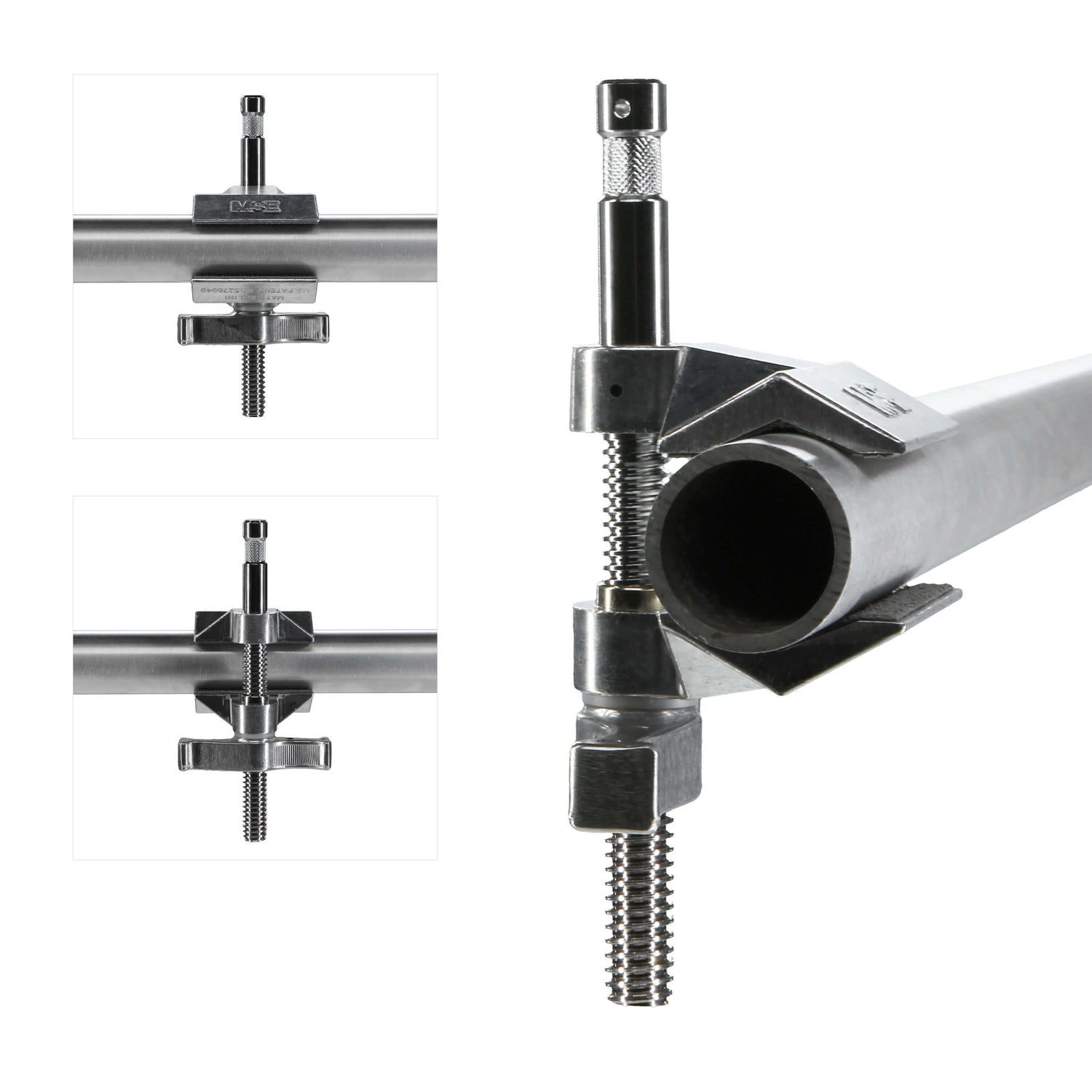 3-inch Center Jaw Matthellini with ergonomic handle, reinforced jaws, chrome plated steel shaft for strong support and gripping