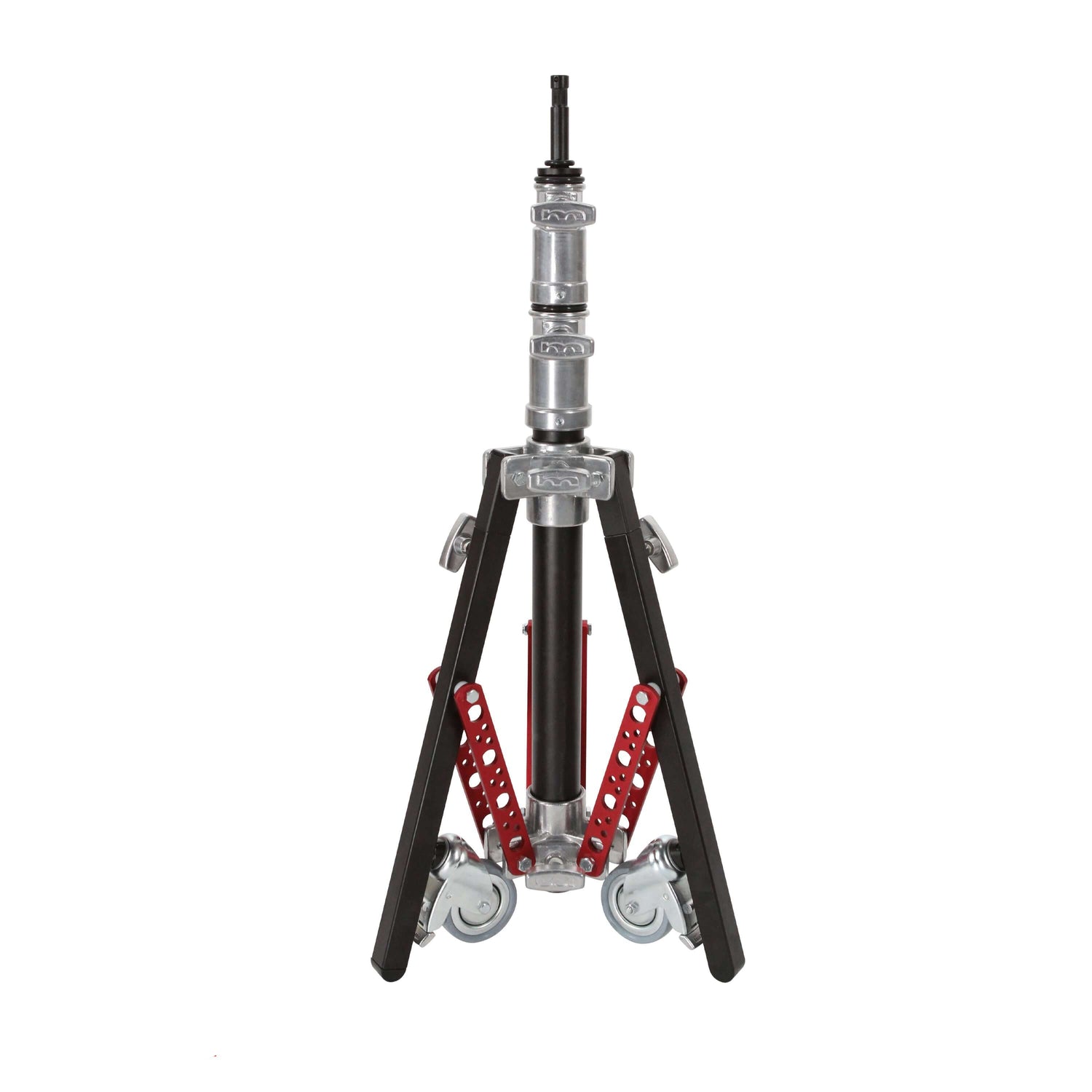 Monitor Stand II featuring sturdy design with 4-inch high-quality tent casters, ideal for filmmakers and photographers.