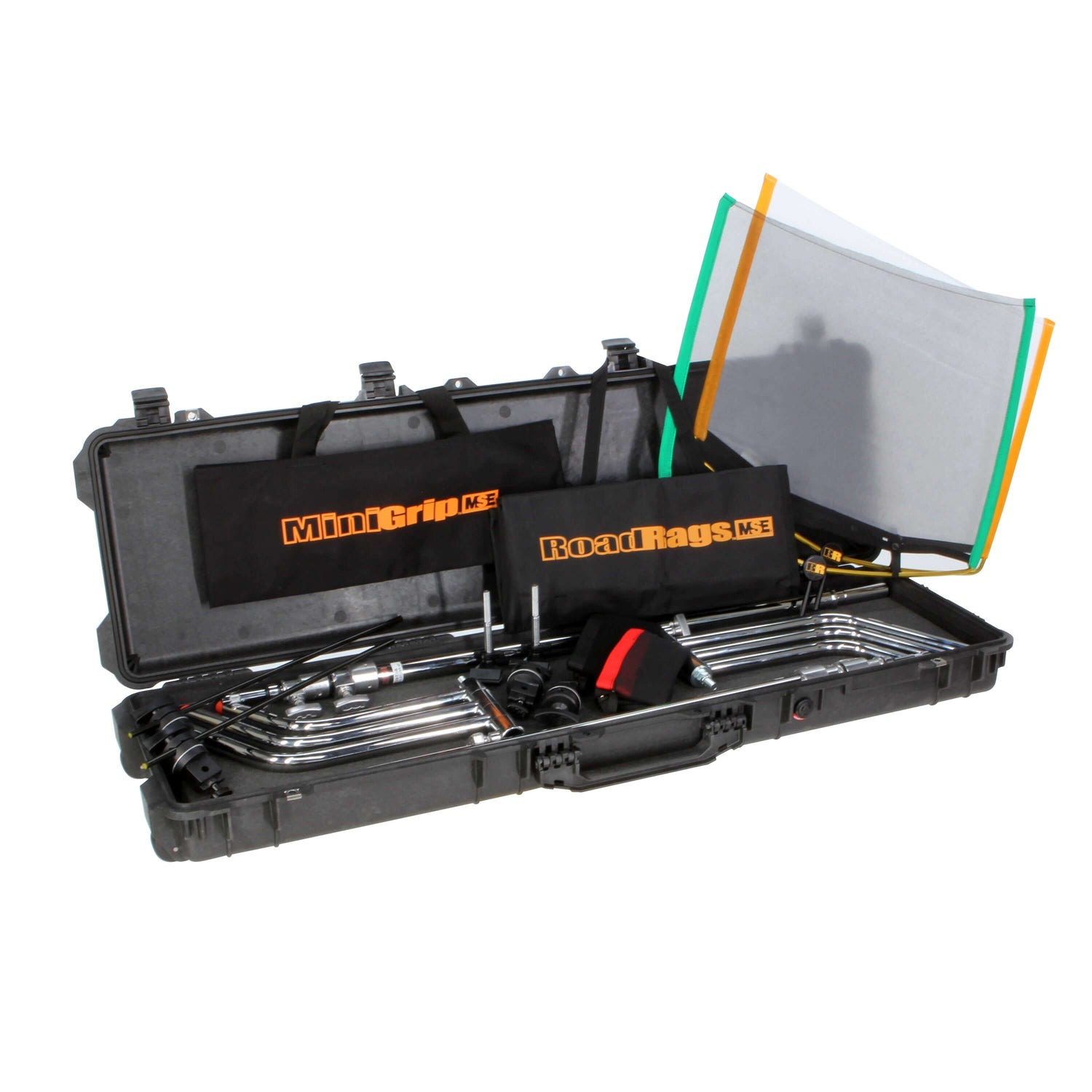RoadRags C-Vival Kit with Matthews C+ Stands and MiniGrip Kit in a heavy-duty case